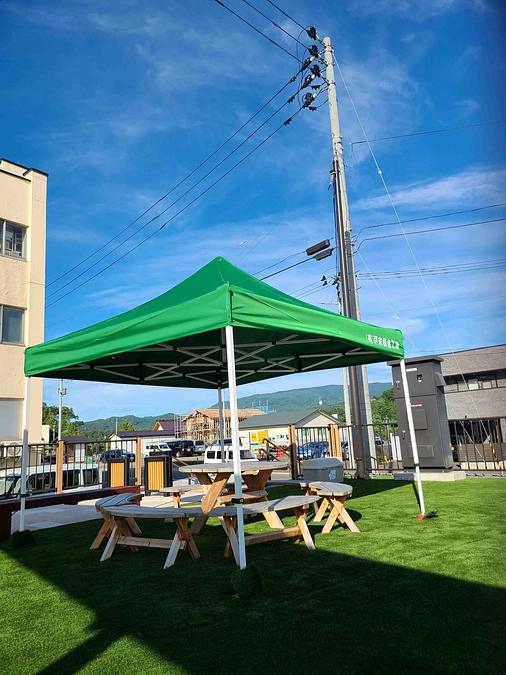 明日からお盆帰省開始！二戸駅前もお盆の準備！