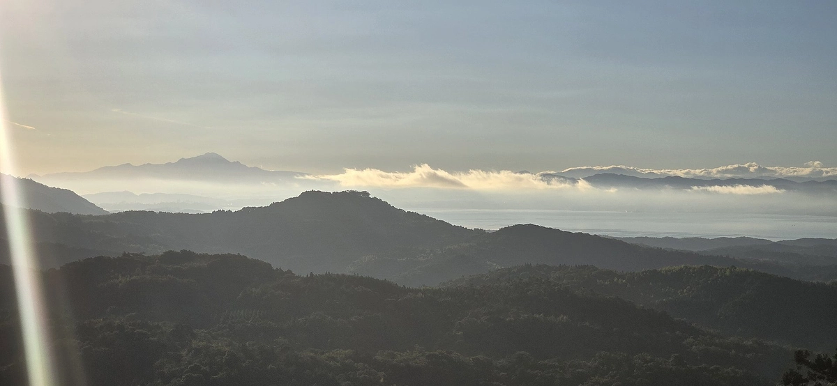 雲海が出ました！