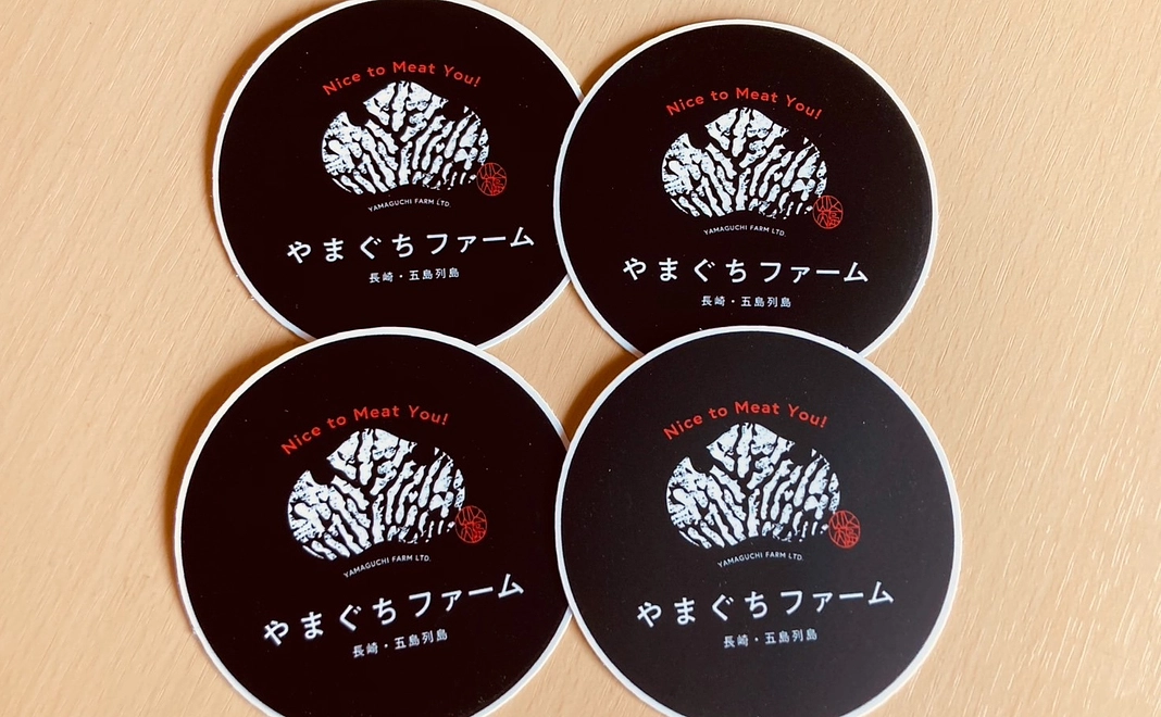 山口Farmロゴステッカー10枚