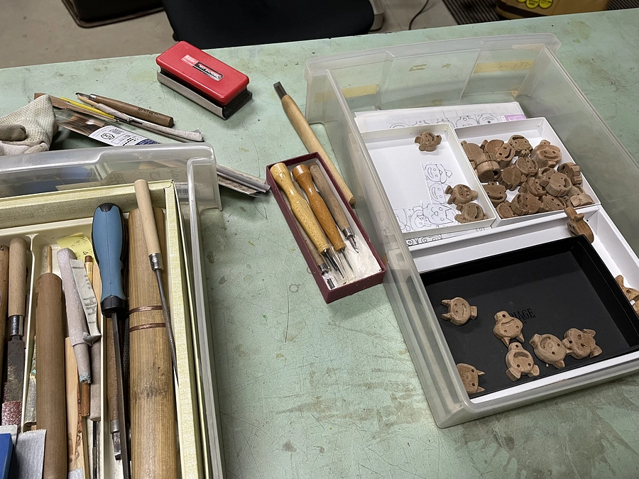 返礼品を準備中