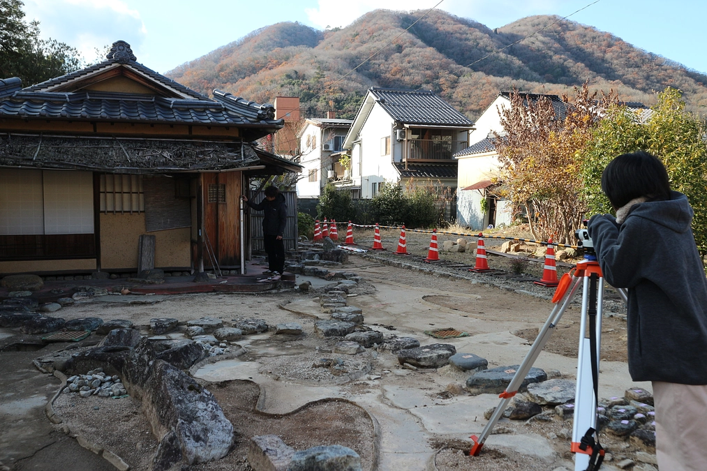 驢庵再生プロジェクトのこれまで  -測量-