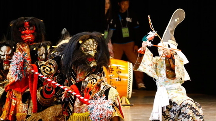 山口県の北中山子ども神楽を、17万人集まる名古屋のステージへ！