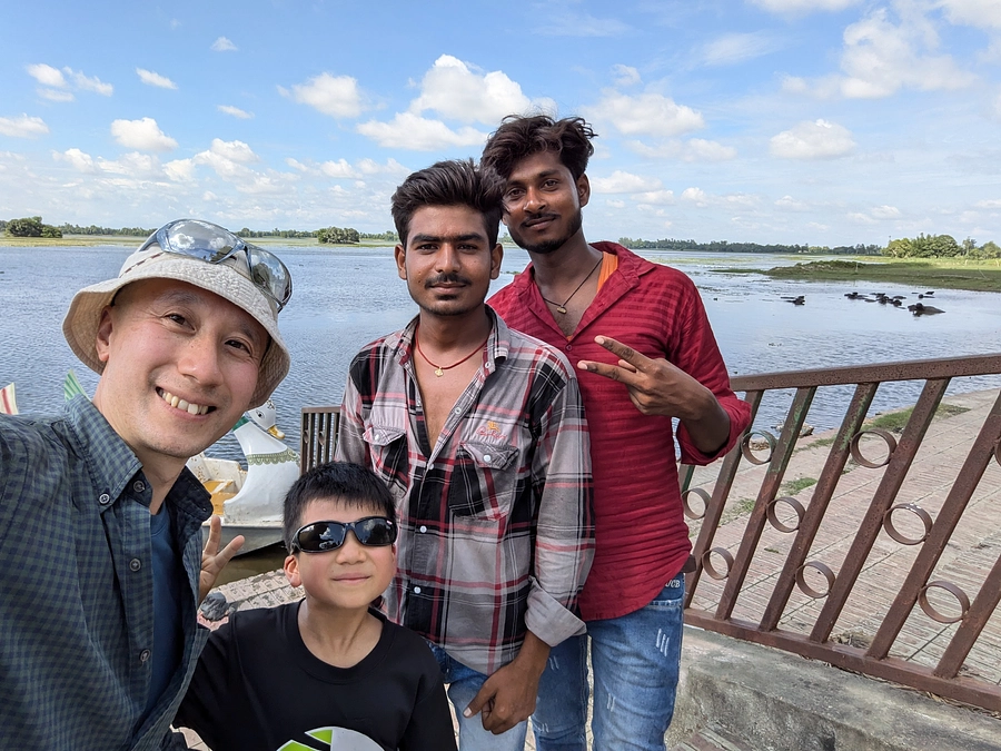 インド　祇園精舎に到着