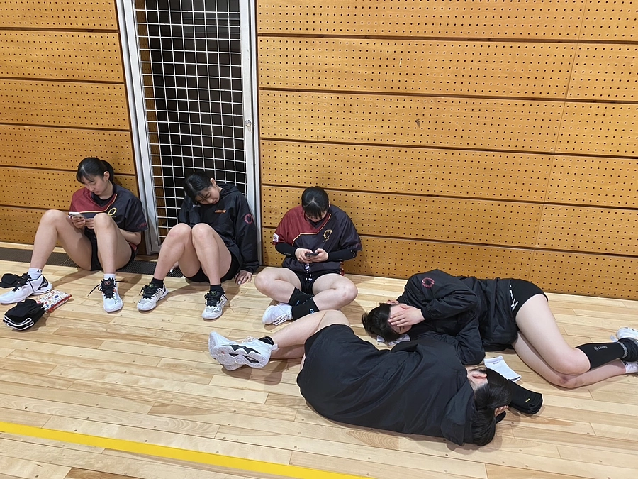 春キャンプ７日目お昼休憩_Aチーム