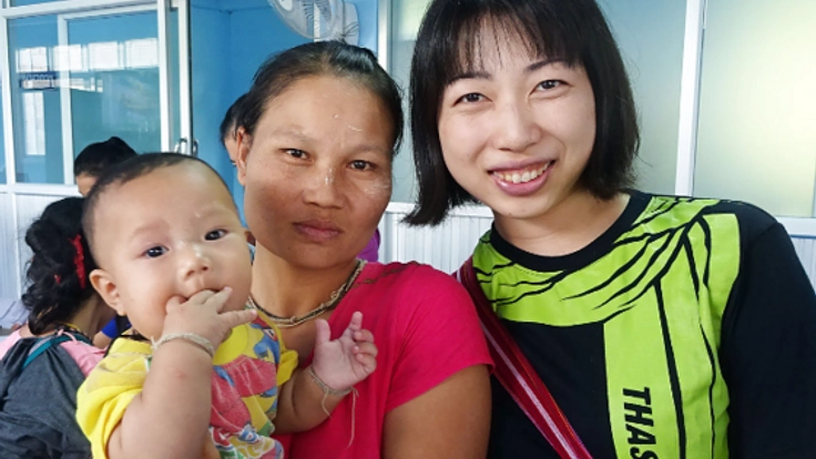 カレン族の母子健康の向上の為に、健康教育ビデオを作成したい！