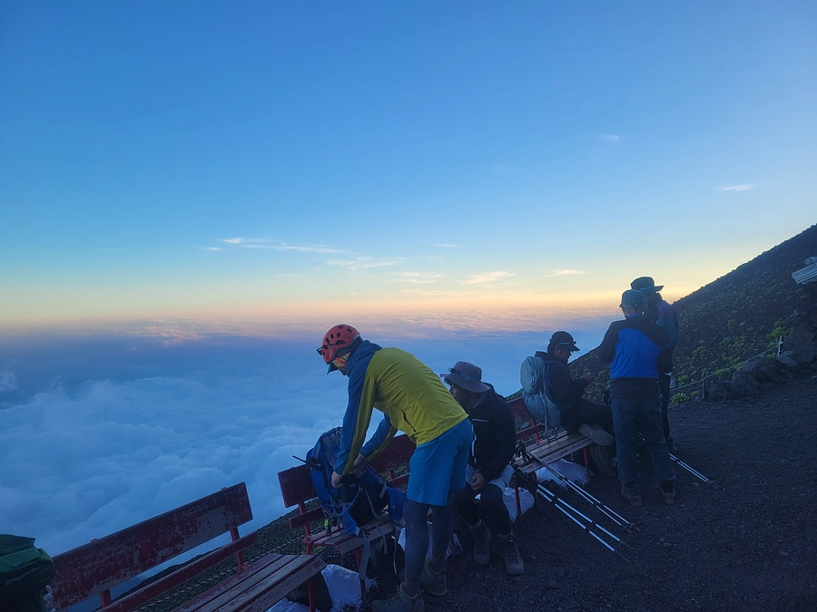 下山　元祖七合目