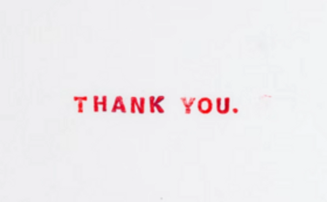 【12月1日追加】お礼メッセージを送ります