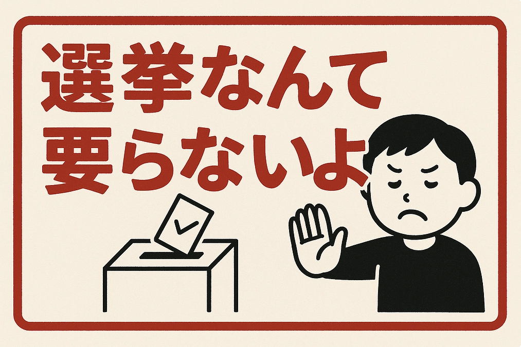 note 選挙なんて要らないよ その３（外圀人差別❓）を発表