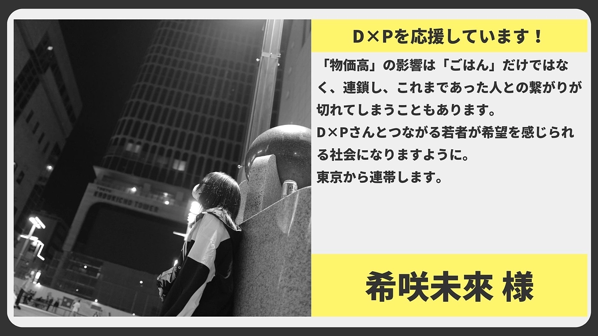 【応援メッセージ】希咲未來様