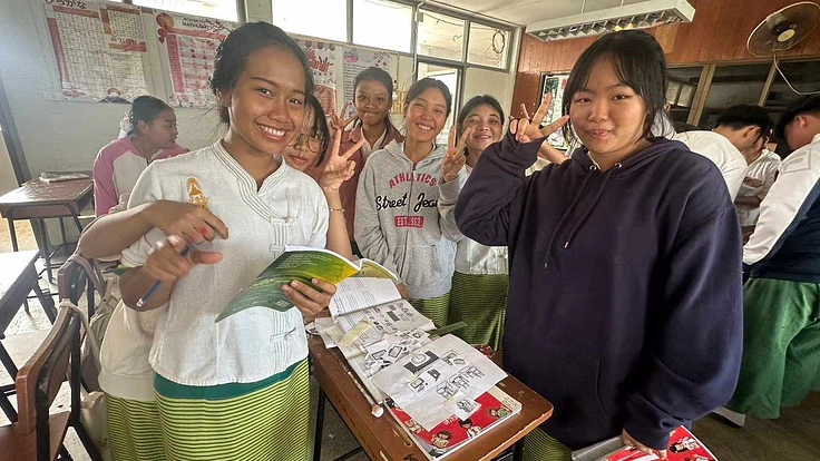 メーホンソンでつなぐ日本語とエイサーの未来