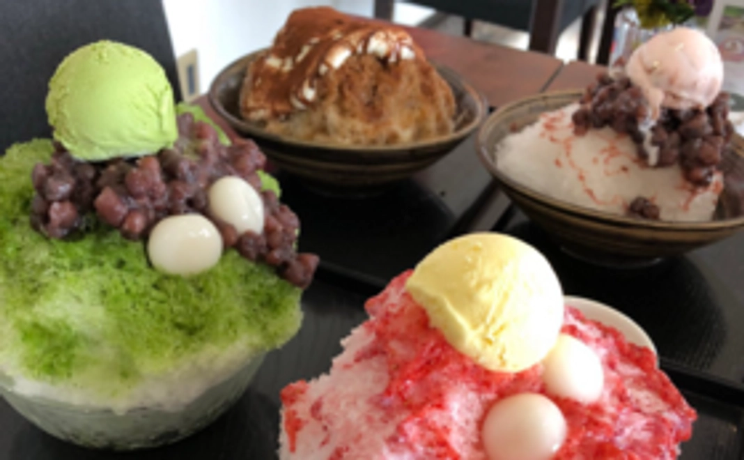 まるさんcafeにて、ご支援いただいた方しか食べられない限定かき氷をお召し上がりいただけるチケット