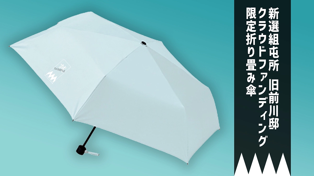 リターン紹介【クラウドファンディング限定デザイン 折り畳み傘】