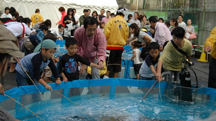 お魚っておいしい！鹿島のスーパーでこども釣り大会を開きたい！