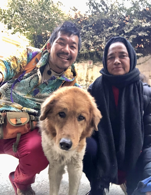 ネパールカトマンズにて。