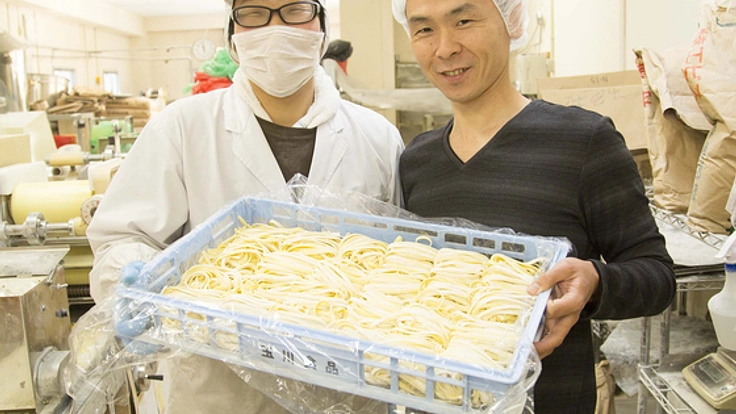 ウニ殻パスタを開発して美味しい給食をこどもたちに届けたい！