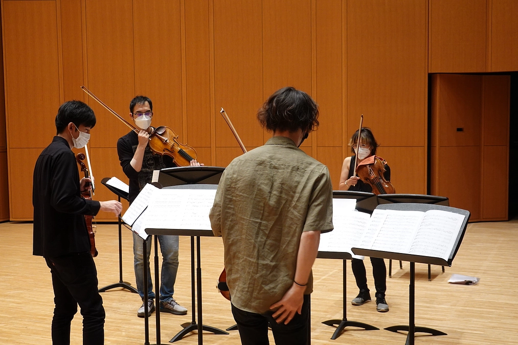 ボウエン　レコーディング中！