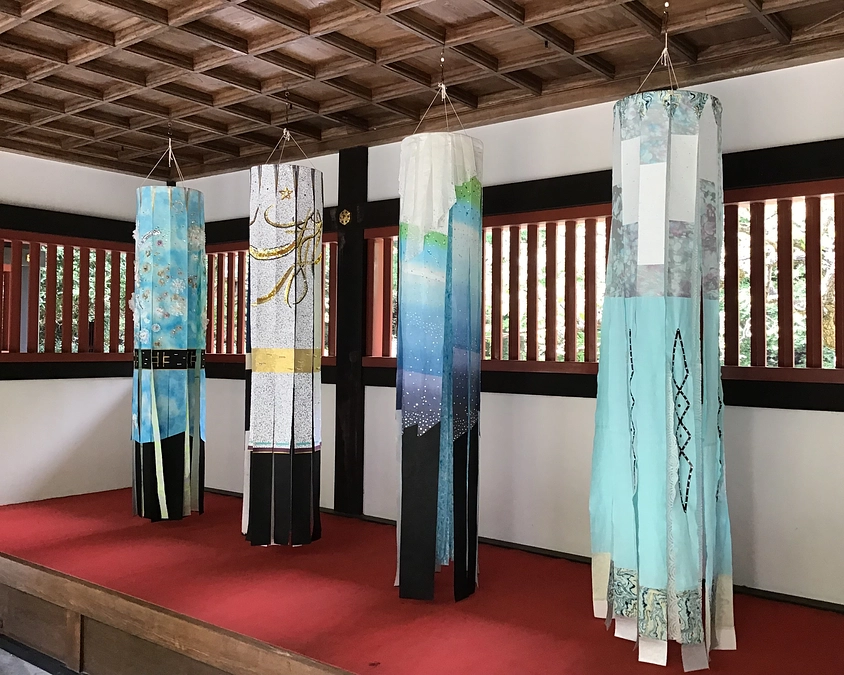 瑞鳳殿 七夕吹流しの再展示について