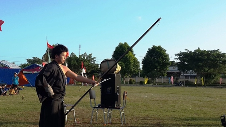 ベトナムの世界遺産と名所で弓道射礼をし、武道文化を発信します