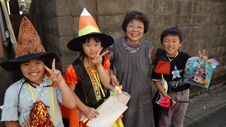 ハロウィンパレードを開催して地域と子ども達の交流を図りたい☆
