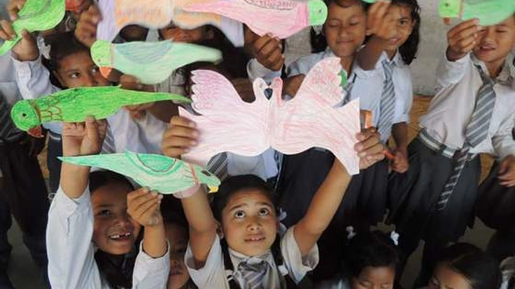 被災したネパールの子供たちに、絵をかくための画材を届けたい!