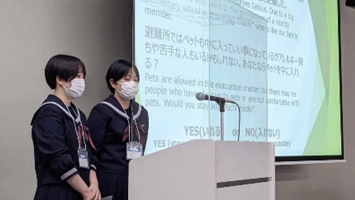 「自分の命は自分で守る。人任せにしないで」ーー岩手・釜石の高校生が世界に発信