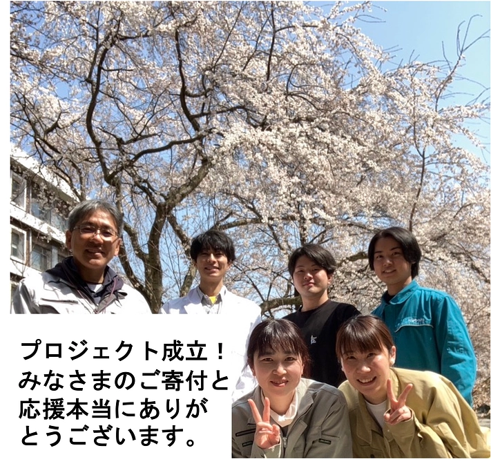 プロジェクト成立しました（ご支援金額、ご支援者数の報告）