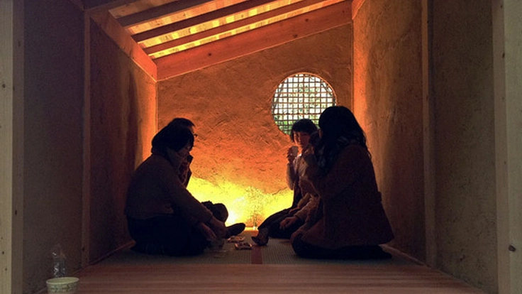 南相馬市の仮設住宅広場にホット一息つける茶室を移築したい!