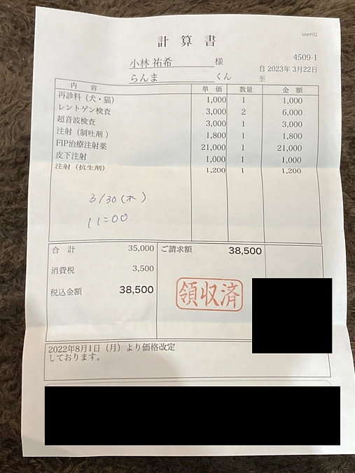 ☆投薬10日目(2023.3.22)