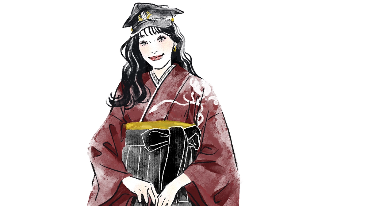 【ワセダ独自の卒業式スタイル】振袖袴、そして『角帽』を！