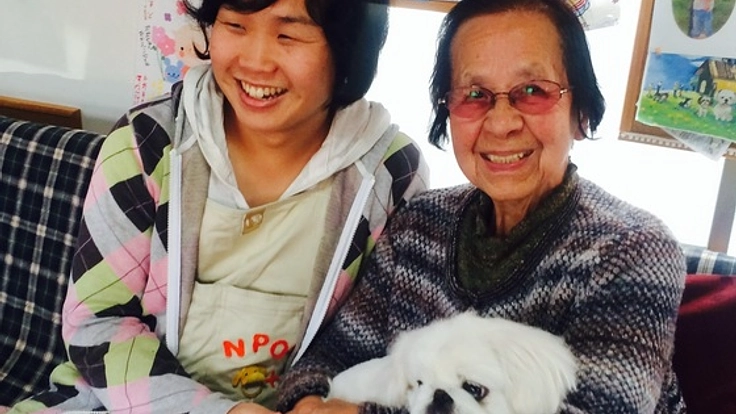 在宅ケアの現場によろこびを！訪問ドッグセラピープロジェクト！