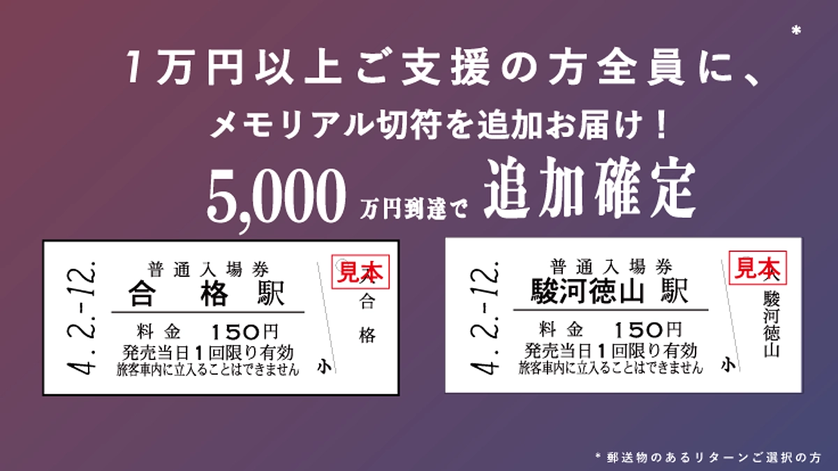 #28 おかげさまで、7駅分のメモリアル切符追加確定目前です!