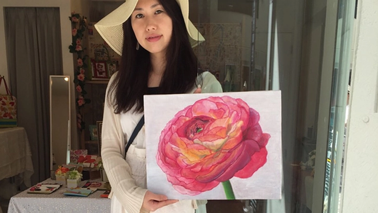 画家として初めての広島の百貨店展示がしたい☆