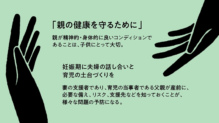 「親の健康を守るために」妊娠期から使える、父子手帳を作りたい！ 3枚目