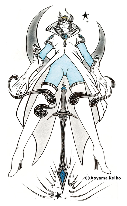 青山桂己さんから、二次創作ルキノが仕上がってきました。