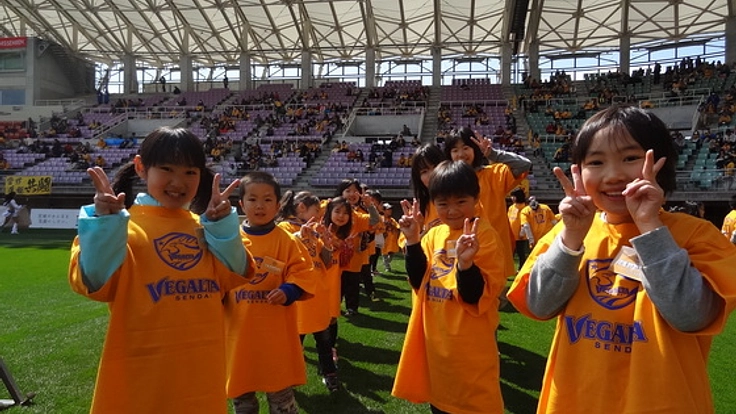 震災から復活した伝統芸能をスタジアムでお披露目したい！