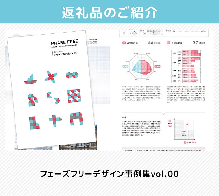 返礼品のご紹介（フェーズフリーデザイン事例集 Vol.00）