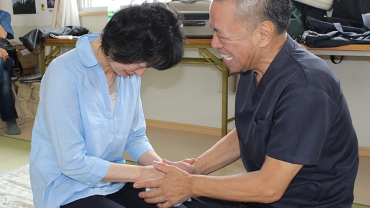 岩手県の仮設住宅に住む方々の疲労を少しでも癒していきたい！