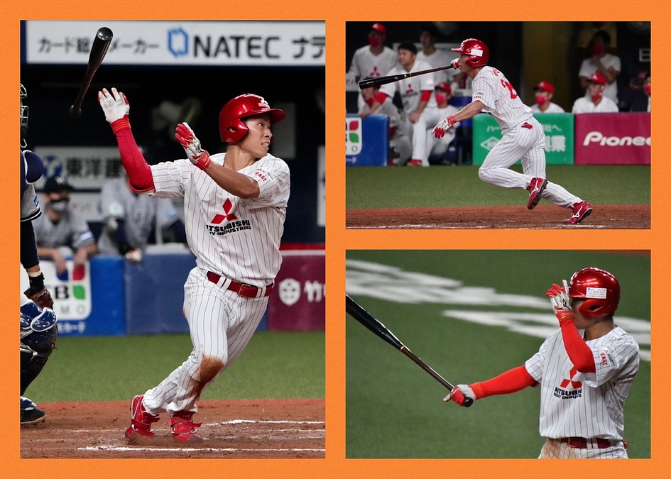 OBからの応援コメント（江越海地選手）