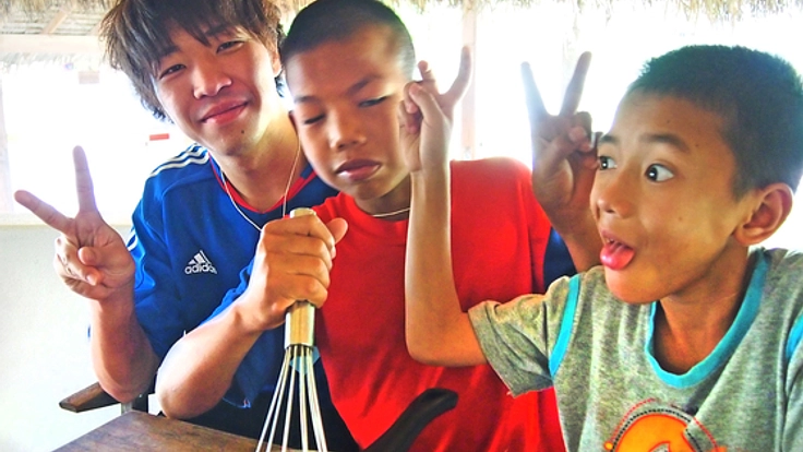 タイのエイズ孤児院が運営する宿泊施設にコミュニティスペースを