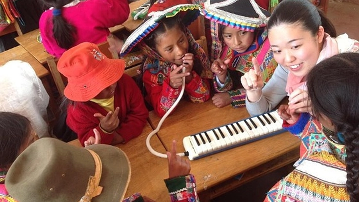 ペルーの子どもたちに使われていない鍵盤ハーモニカを届けたい！