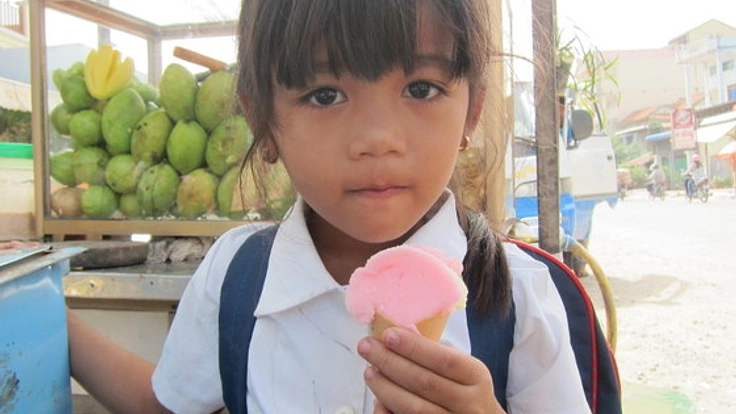 お母さんの夢をのせた「ハッピーアイストラック」を走らせたい！