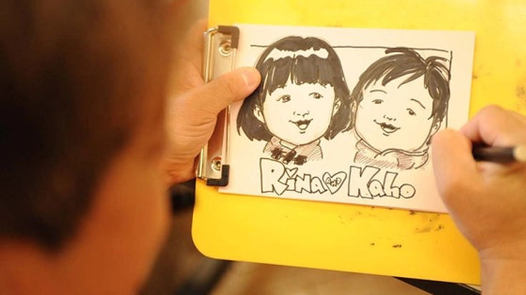 大切な人を一緒に描いた「似顔絵」を贈る被災地支援を続けたい!