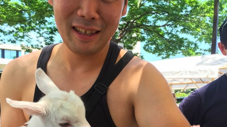 ミラノの食イベントに日本代表として参加し、有機農業を広めたい