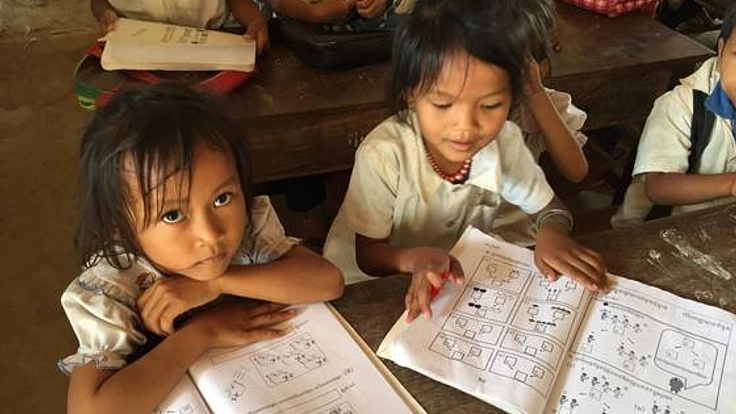 カンボジア農村部の小学生にオリジナル算数ドリルを届けたい！