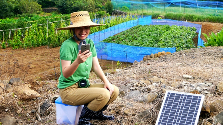畑でスマホ充電！次世代農作業用イス「ソライス」を 作りたい！