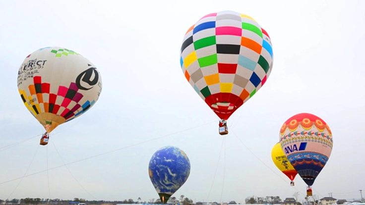 被災した宮城県亘理町の沿岸部で熱気球フェスティバルを開催！