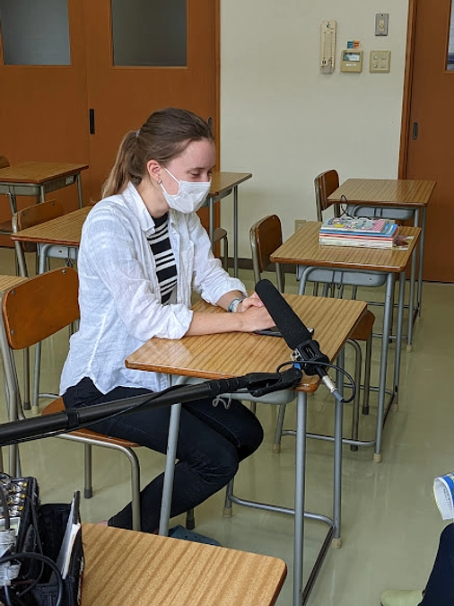 NHKの取材＆弓道