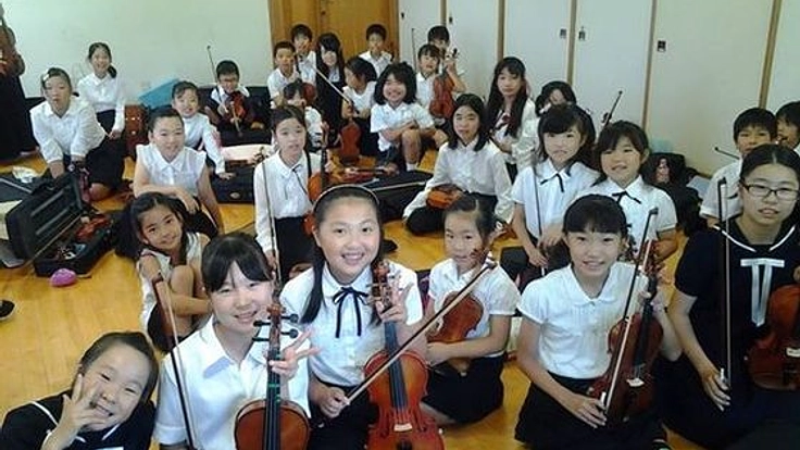 原発から避難した子供代表をウィーンの世界演奏会に出演させたい