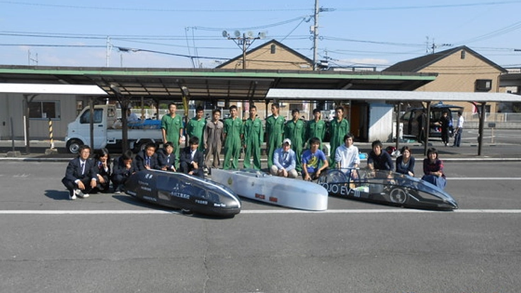エコ電気自動車のレース！生徒たちを全国大会に連れていきたい！