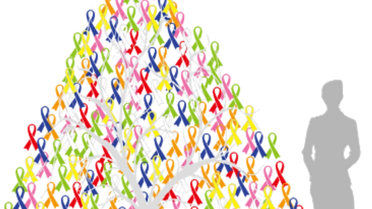 オリジナル「アウェアネスリボン」でクリスマスツリーを飾ろう！